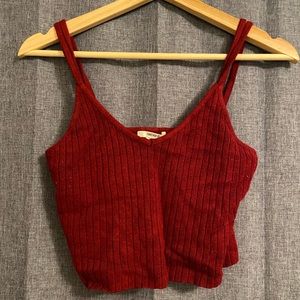 Red Crop Top